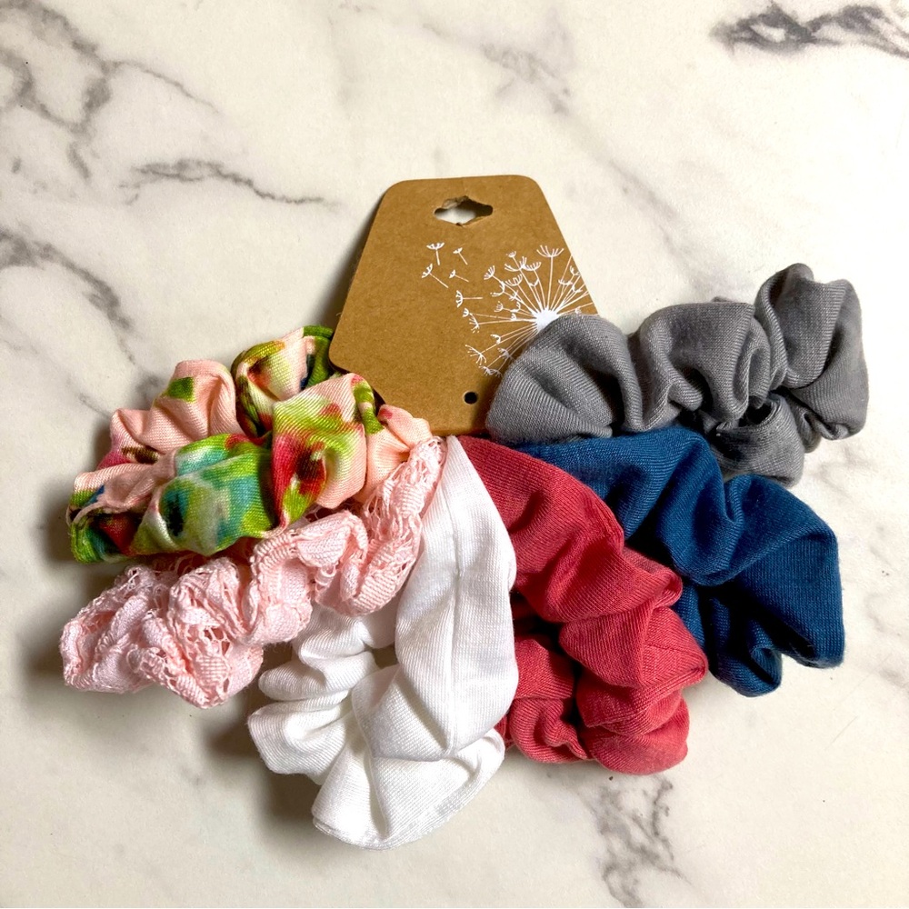 NEW 6 pack of cute hair ties